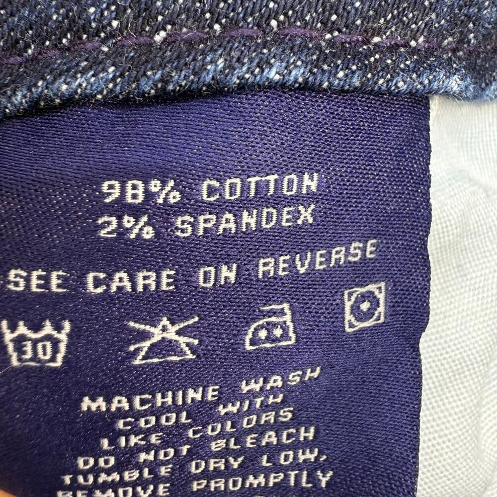 Vigoss Jeans Women's 3x21 Blue The York Capri Leather Studded Embellished - Picture 6 of 14